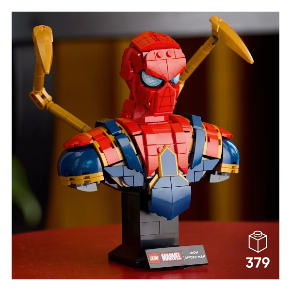 Lego 76326 Iron Örümcek Adam Büstü - Görsel 5