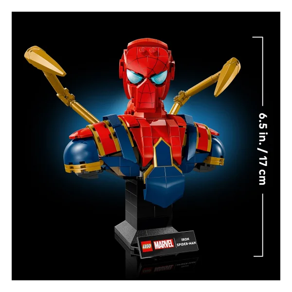 Lego 76326 Iron Örümcek Adam Büstü - Görsel 10