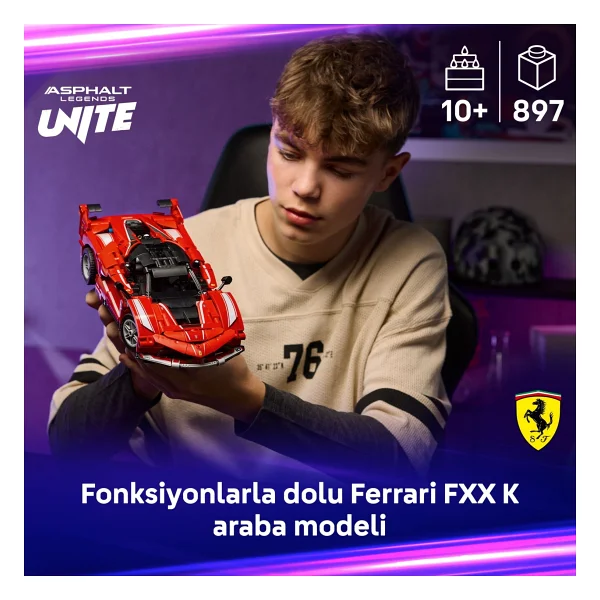 Lego 42212 Technic Ferrari Fxx K - Görsel 6