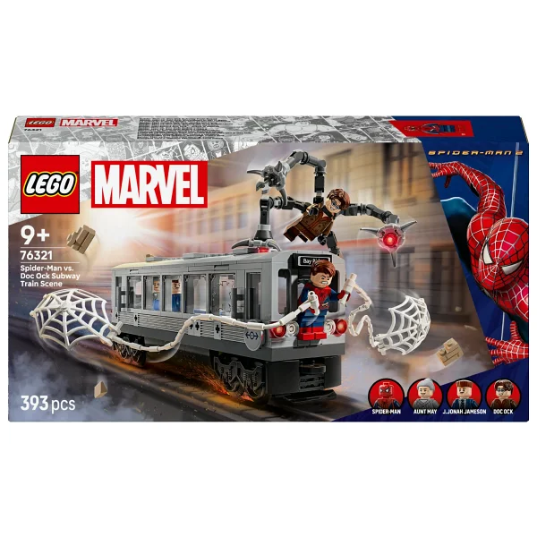 Lego 76321 Marvel Örümcek Adam İle Doktor Oktopus Metro Sahnesi - Görsel 3