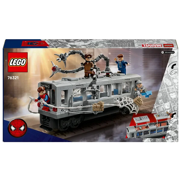 Lego 76321 Marvel Örümcek Adam İle Doktor Oktopus Metro Sahnesi - Görsel 4