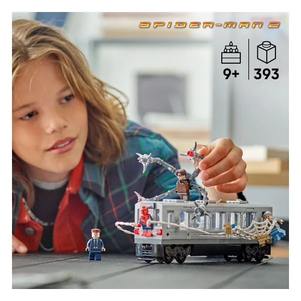 Lego 76321 Marvel Örümcek Adam İle Doktor Oktopus Metro Sahnesi - Görsel 5