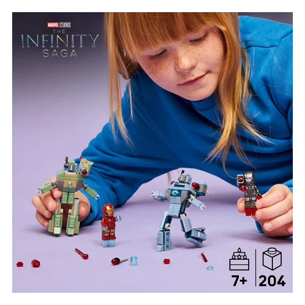 Lego 76320 Marvel Iron Man Ve War Machine Hammer İnsansız Hava Araçlarına Karşı - Görsel 5