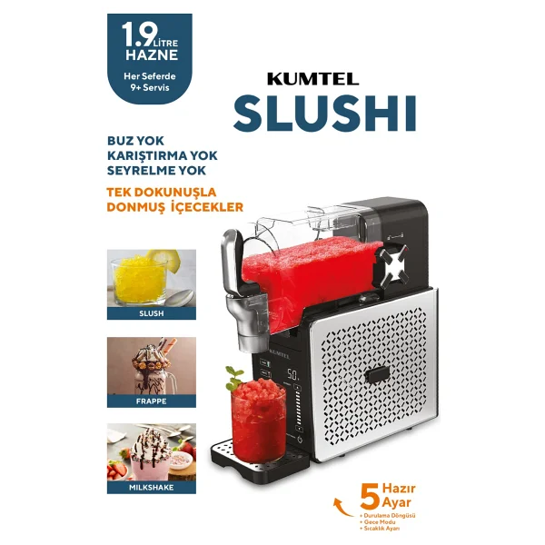 Kumtel Hslush-01 Ev Tipi Buzlaş Makinesi - Görsel 9
