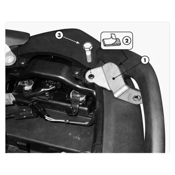 Givi Plx447kıt Kawasakı Versys 650 (06-09) Yan Çanta Tasiyici Baglanti Kiti - Görsel 2