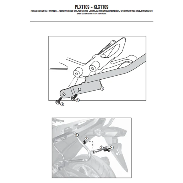 Gıvı Plx1109 Honda Integra 700 (12-13) Yan Çanta Taşıyıcı - Görsel 4
