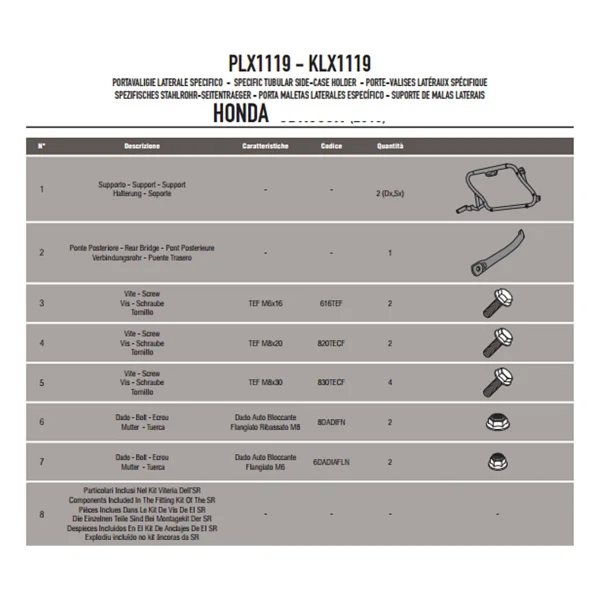 Givi Plx1119 Honda Cb 500f - Cbr 500r (13-15) Yan Çanta Taşıyıcı - Görsel 2