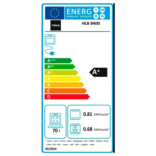 Teka Hlb 8400 Wh Beyaz Ankastre Fırın - Görsel 6