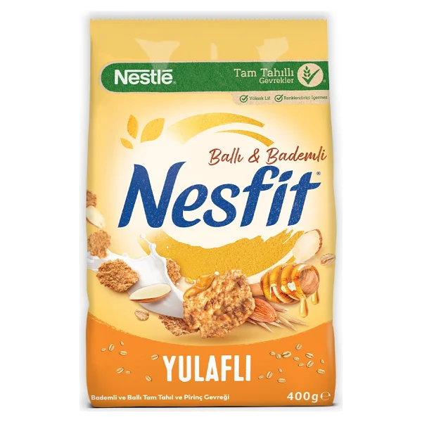 Nesfit Ballı Bademli Tahıl Gevreği 400 Gr - Görsel 3