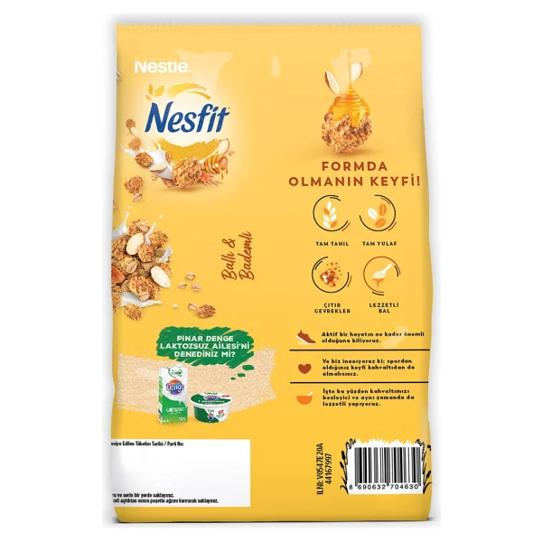 Nesfit Ballı Bademli Tahıl Gevreği 400 Gr - Görsel 4