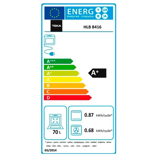Teka Airfry Hlb 8416 Bk Siyah Ankastre Fırın - Görsel 6