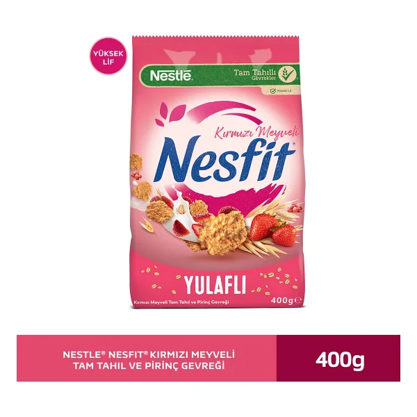 Nesfit Kırmızı Meyveli Kahvaltılık Gevrek 400 Gr - Görsel 7