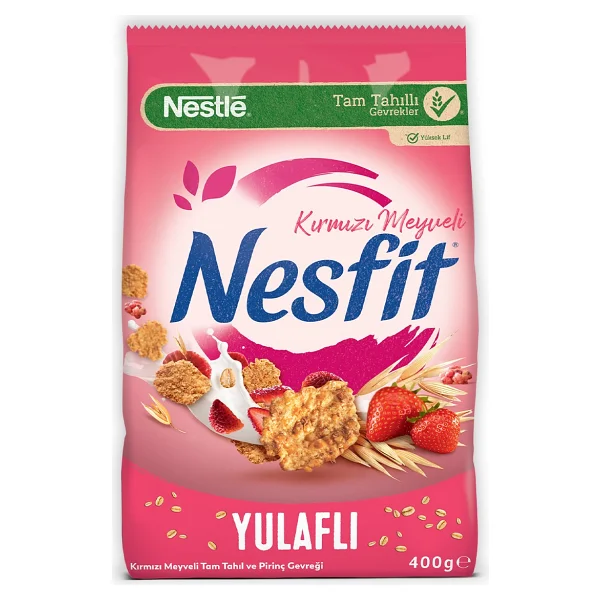 Nesfit Kırmızı Meyveli Kahvaltılık Gevrek 400 Gr - Görsel 3