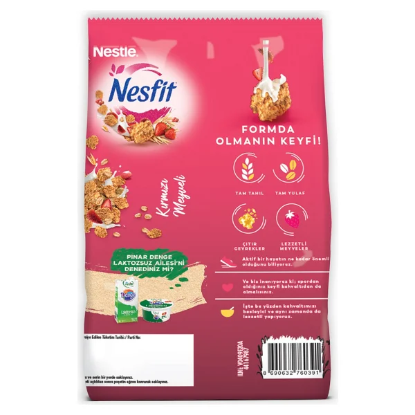 Nesfit Kırmızı Meyveli Kahvaltılık Gevrek 400 Gr - Görsel 4