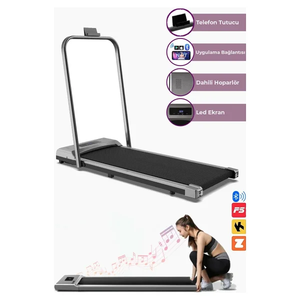 Relax Fit Walking Pad Uzaktan Kumandalı Katlanabilir Yürüyüş Bandı - Görsel 10