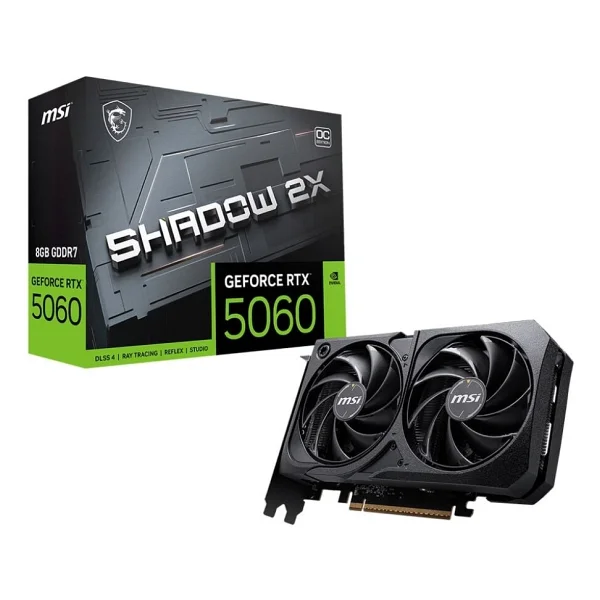 Msı RTX 5060 8g Shadow 2x Oc G5060-8s2c 128 Bit Gddr7 8 GB Ekran Kartı - Görsel 2