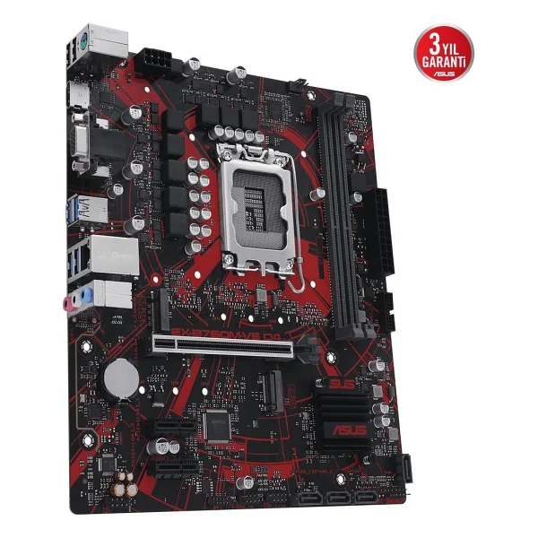 Asus Ex-B760m-V5 D4-Csm Intel Lga1700 DDR4 Micro Atx Anakart - Görsel 3