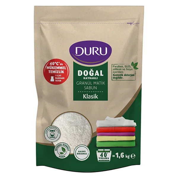 Duru 1600 Gr Granül Matik Sabun - Görsel 3