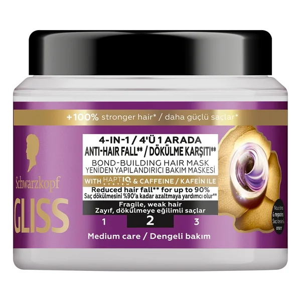 Gliss Full Hair Wonder Dökülme Karşıtı 400 Ml Saç Maskesi - Görsel 9