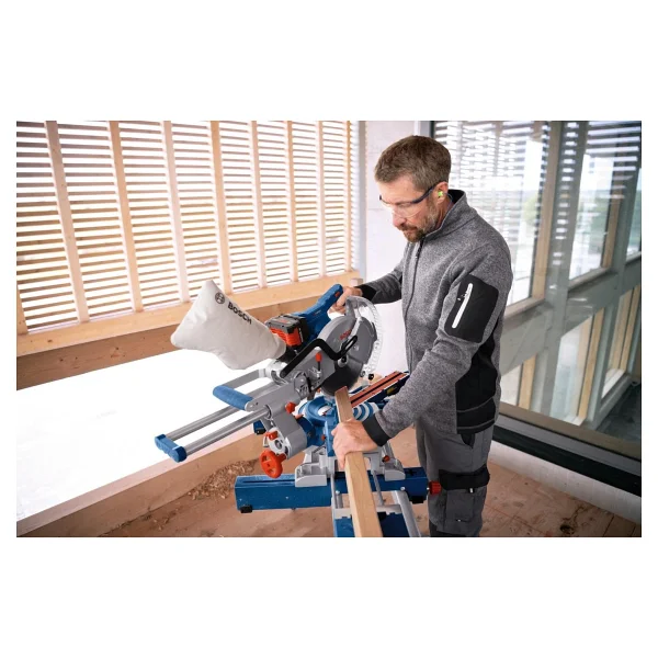 Bosch Gcm 18v-254 D Tek Akülü 8 Ah Gönye Testere - Görsel 4