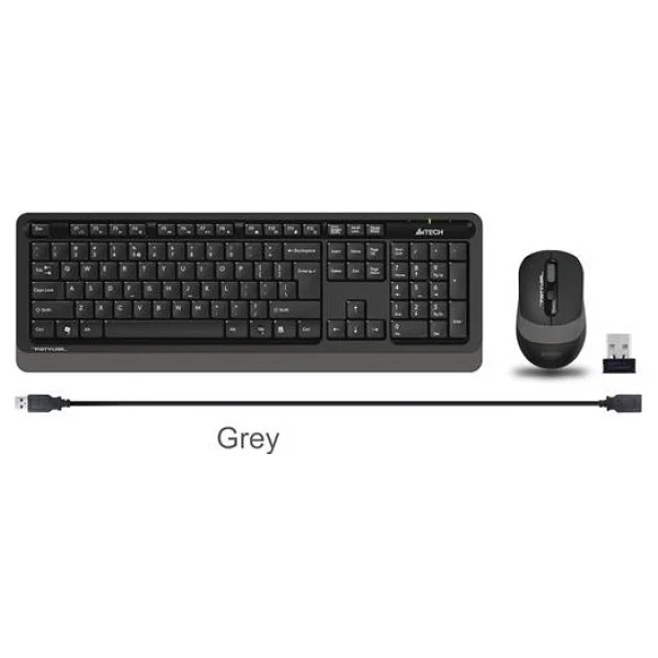 A4 Tech Fg1010 Siyah-Gri Q Kablosuz Klavye Mouse Seti - Görsel 4