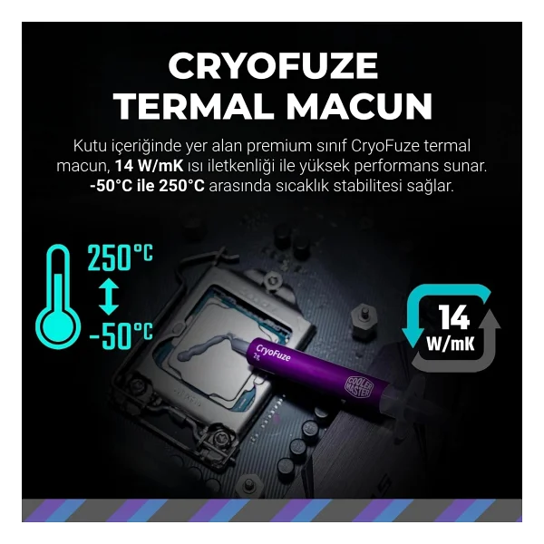 Cooler Master Masterliquid Ml360l Mlw-D36m-A18pz-Rw Beyaz Argb 360 Mm İşlemci Sıvı Soğutucu - Görsel 4