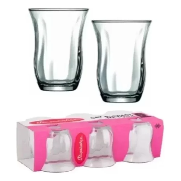 Paşabahçe 42191 Optikli 6'lı Çay Bardağı - Görsel 3