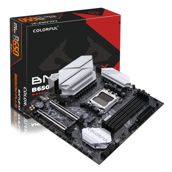 Colorful BATTLE-AX B650M-PLUS Wi-Fi V15 AMD AM5 DDR5 Micro ATX Anakart - Görsel 6