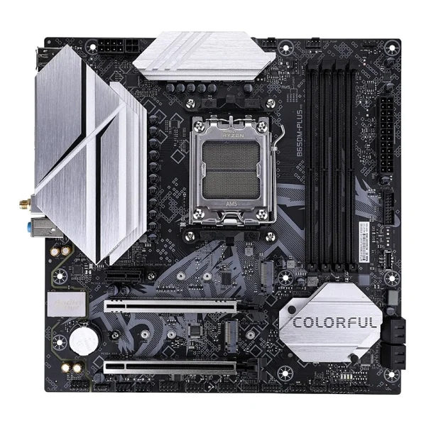 Colorful BATTLE-AX B650M-PLUS Wi-Fi V15 AMD AM5 DDR5 Micro ATX Anakart - Görsel 2