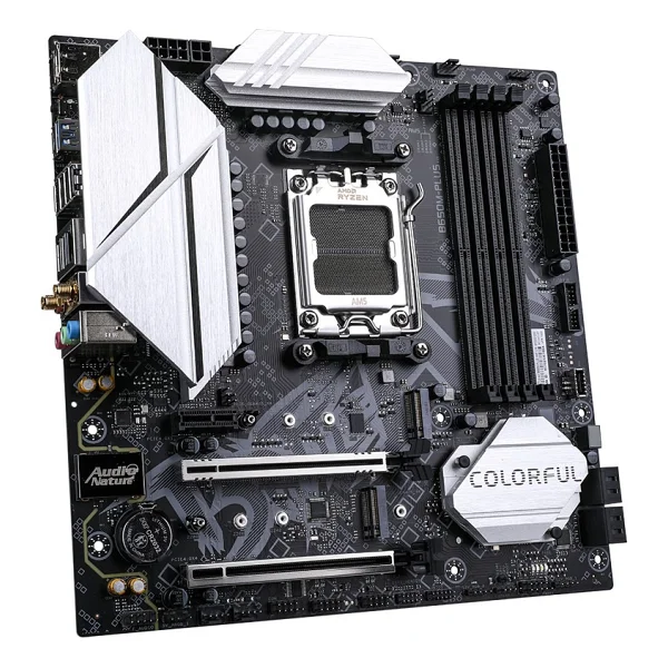 Colorful BATTLE-AX B650M-PLUS Wi-Fi V15 AMD AM5 DDR5 Micro ATX Anakart - Görsel 3