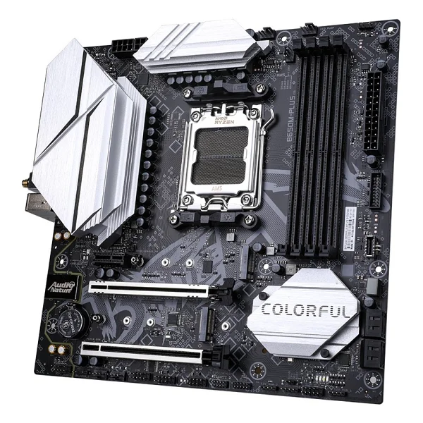 Colorful BATTLE-AX B650M-PLUS Wi-Fi V15 AMD AM5 DDR5 Micro ATX Anakart - Görsel 4