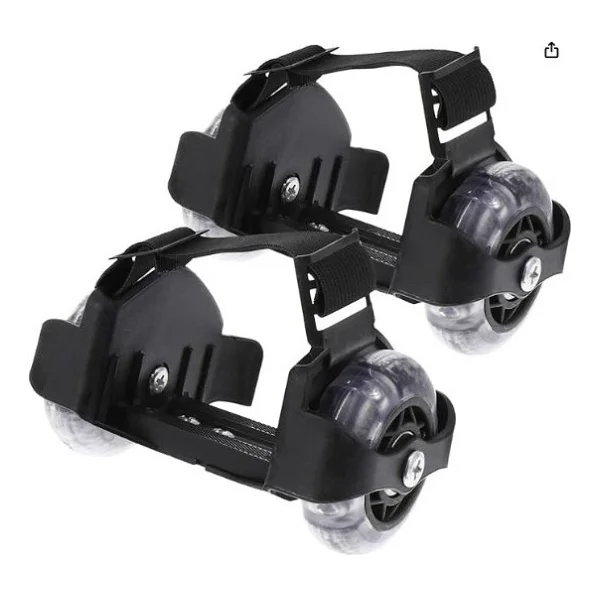 Busso-Yx-Sg-04-60 Kg Taşıma Kapasiteli 2 Tekerlekli Işıklı Topuk Pateni - Görsel 3