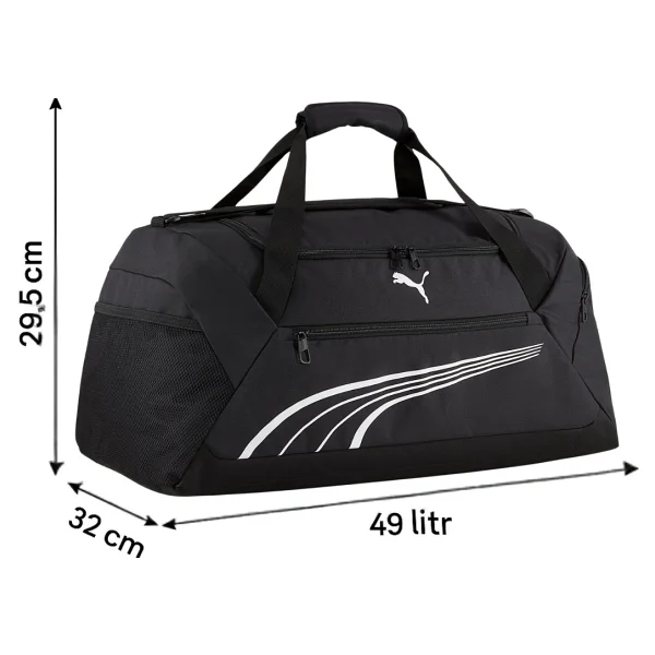 Puma Fundamental 091189-01 Siyah Spor Çantası - Görsel 3