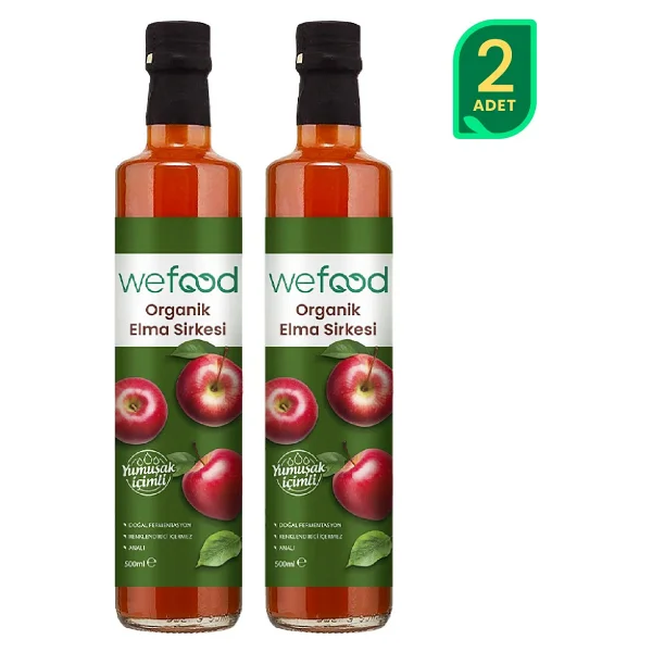 Wefood Elma Sirkesi 500 Ml 2'li - Görsel 7
