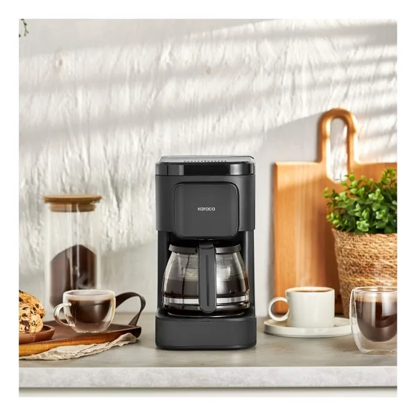 Karaca Just Coffee Aroma 2 In 1 Filtre Kahve Makinesi 750 Ml Gri Paslanmaz Çelik Özellikli - Görsel 9