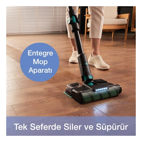 Fakir Bolt X Plus Aqua 8472 Şarjlı Dikey Süpürge - Görsel 2