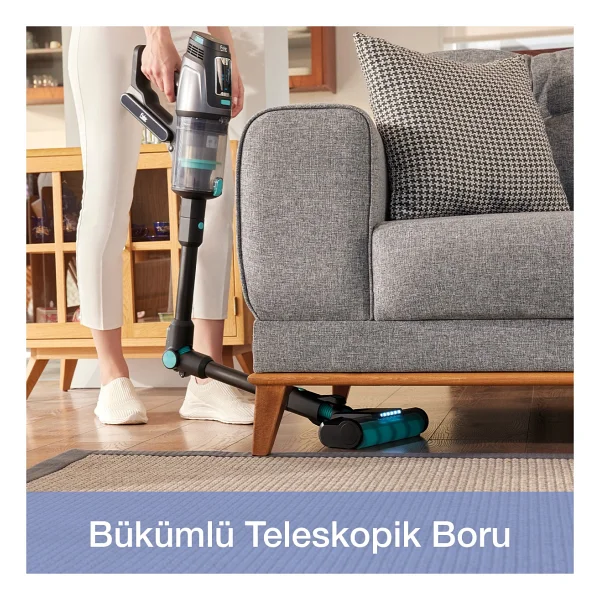 Fakir Bolt X Plus Aqua 8472 Şarjlı Dikey Süpürge - Görsel 3
