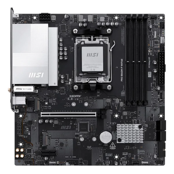 MSI Pro B840M-P WIFI6E AMD AM5 DDR5 Micro ATX Anakart - Görsel 5