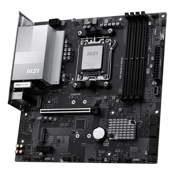 MSI Pro B840M-P WIFI6E AMD AM5 DDR5 Micro ATX Anakart - Görsel 3