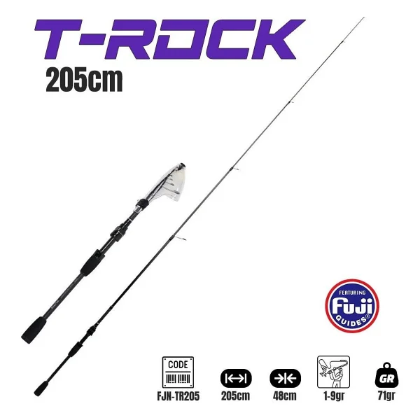 Fujin T-Rock 205cm 1-9gr Teleskopik Lrf Kamışı - Görsel 8