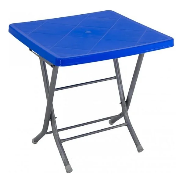 Mandella 80x80 Katlanır Ayaklı Masa - Kırmızı - Görsel 2