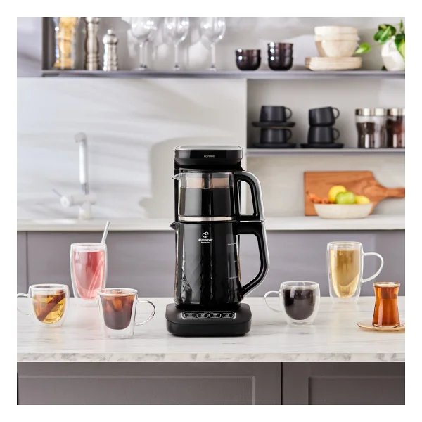 Karaca Çaysever Robotea Pro Quartz 4in1 2500 W Konuşan Cam Demlikli Çay Makinesi - Görsel 10