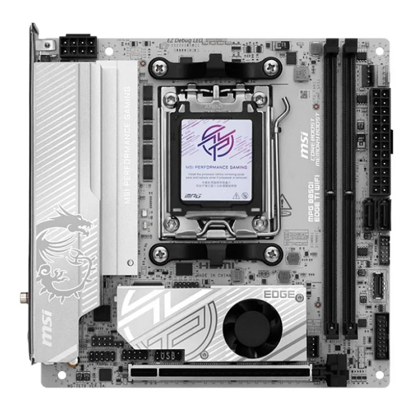 MSI MPG B850I Edge TI Wi-Fi AMD AM5 DDR5 Mini ITX Anakart