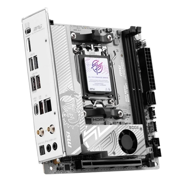 Msı Mpg B850ı Edge Tı Wi-Fi AMD Am5 DDR5 Mini Itx Anakart - Görsel 3