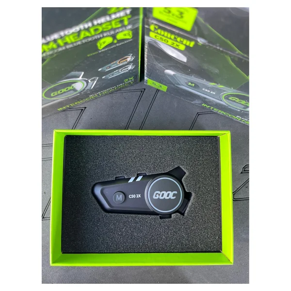 2 Bağlantılı Motosiklet Kask Kulaklık Intercom Işıklı Motorsiklet Interkom - Görsel 2