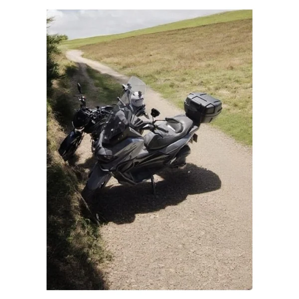 Cfmoto Uyumlu Deflektör Rüzgar Saptırıcı Siperlik Şeffaf Motor Camı Cam Uzatma Model 2 - Görsel 10