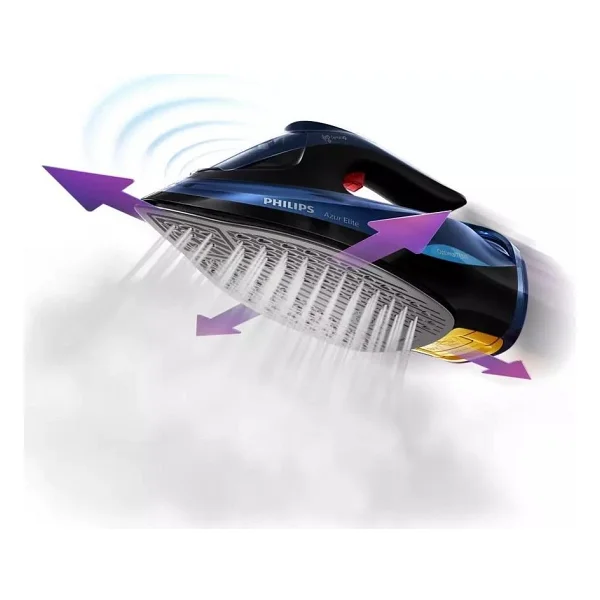 Philips Azur Elite Buharlı Ütü 2600 W Seramik Tabanlı Ergonomik Tasarım İle Hızlı Isınma - Görsel 4