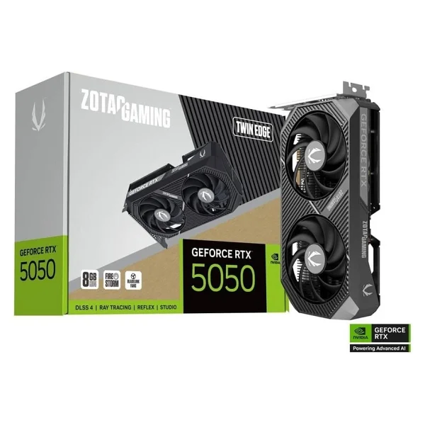 Zotac RTX 5050 Gamıng Twin Edge Zt-B50500e-10m 128 Bit Gddr6 8 GB Ekran Kartı - Görsel 6