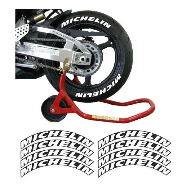 Michelin 3d Lastik Yanak Yazısı Beyaz - Görsel 2