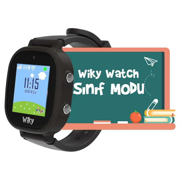 Wiky Watch 5e Siyah Akıllı Çocuk Saati - Görsel 6